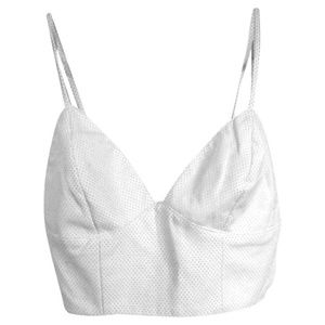 Indikah Faux Leather Crop Top / Bra From LF